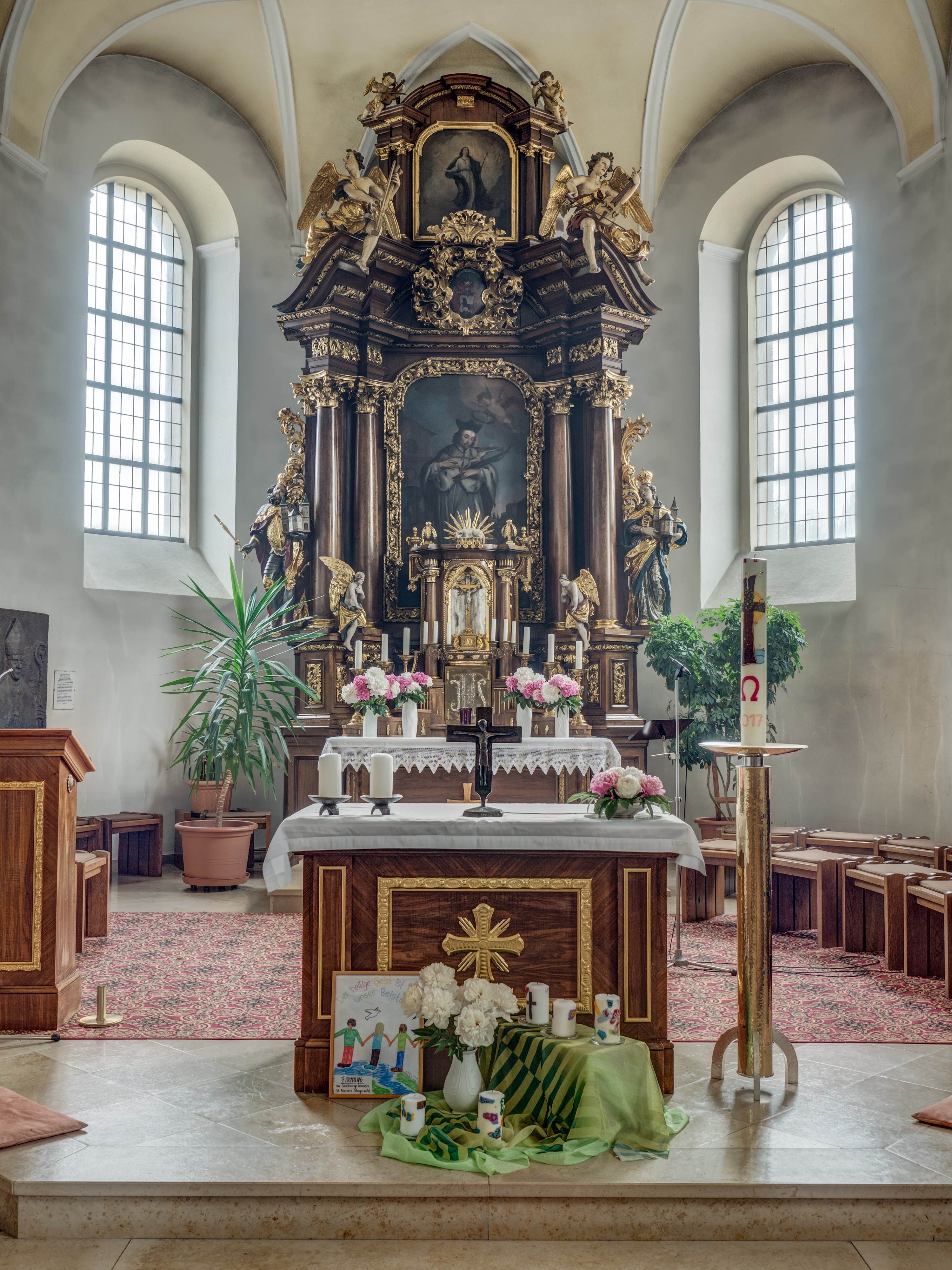 Schönbrunn im Steigerwald Altar 17RM4179 -HDR-PSD
