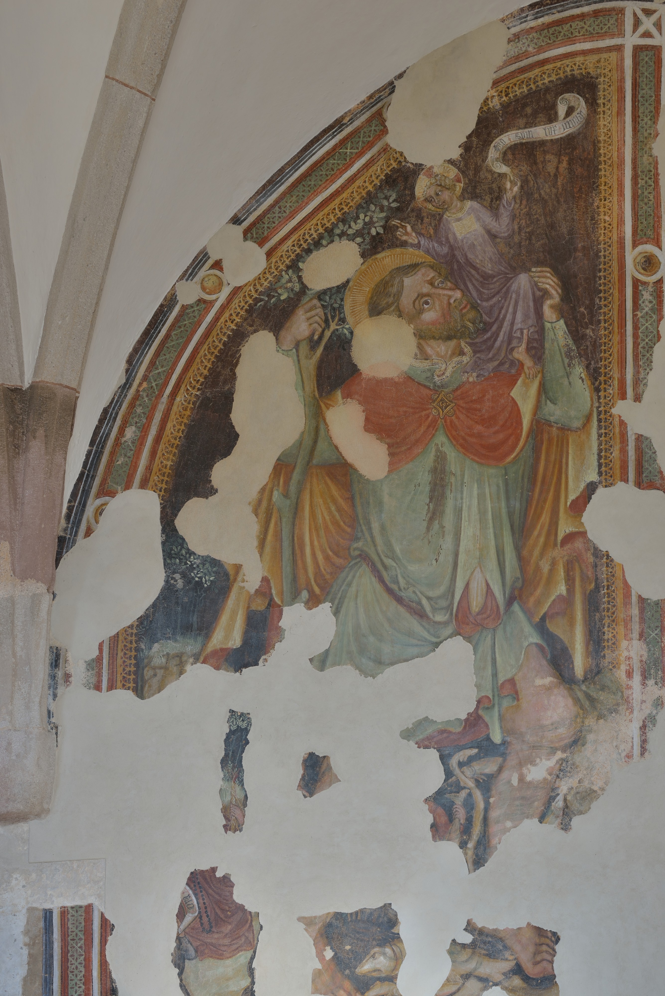 St. Andreas in Antlas Ritten Hl. Christophorus Detail