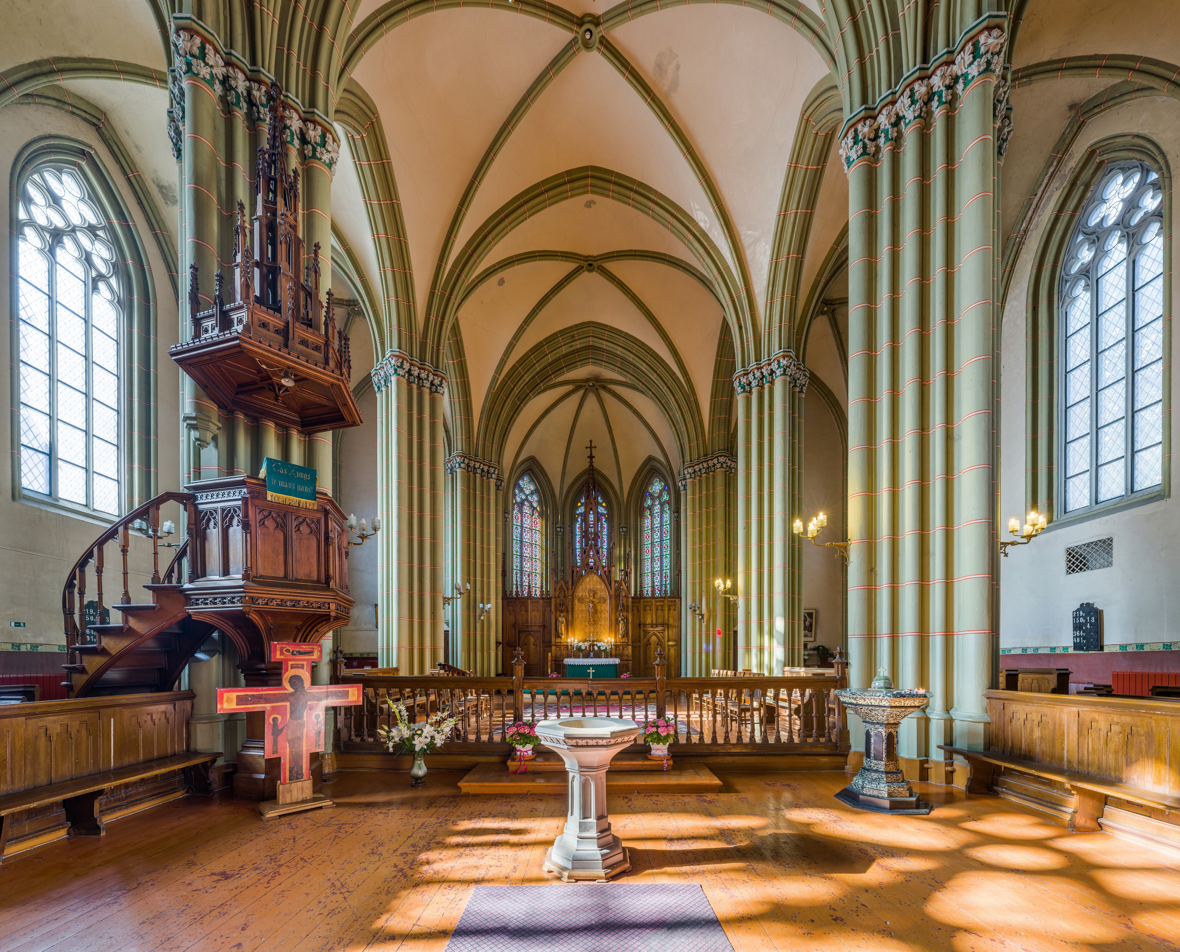 St. Gertrude Old Church Interior 2, Riga, Latvia - Diliff