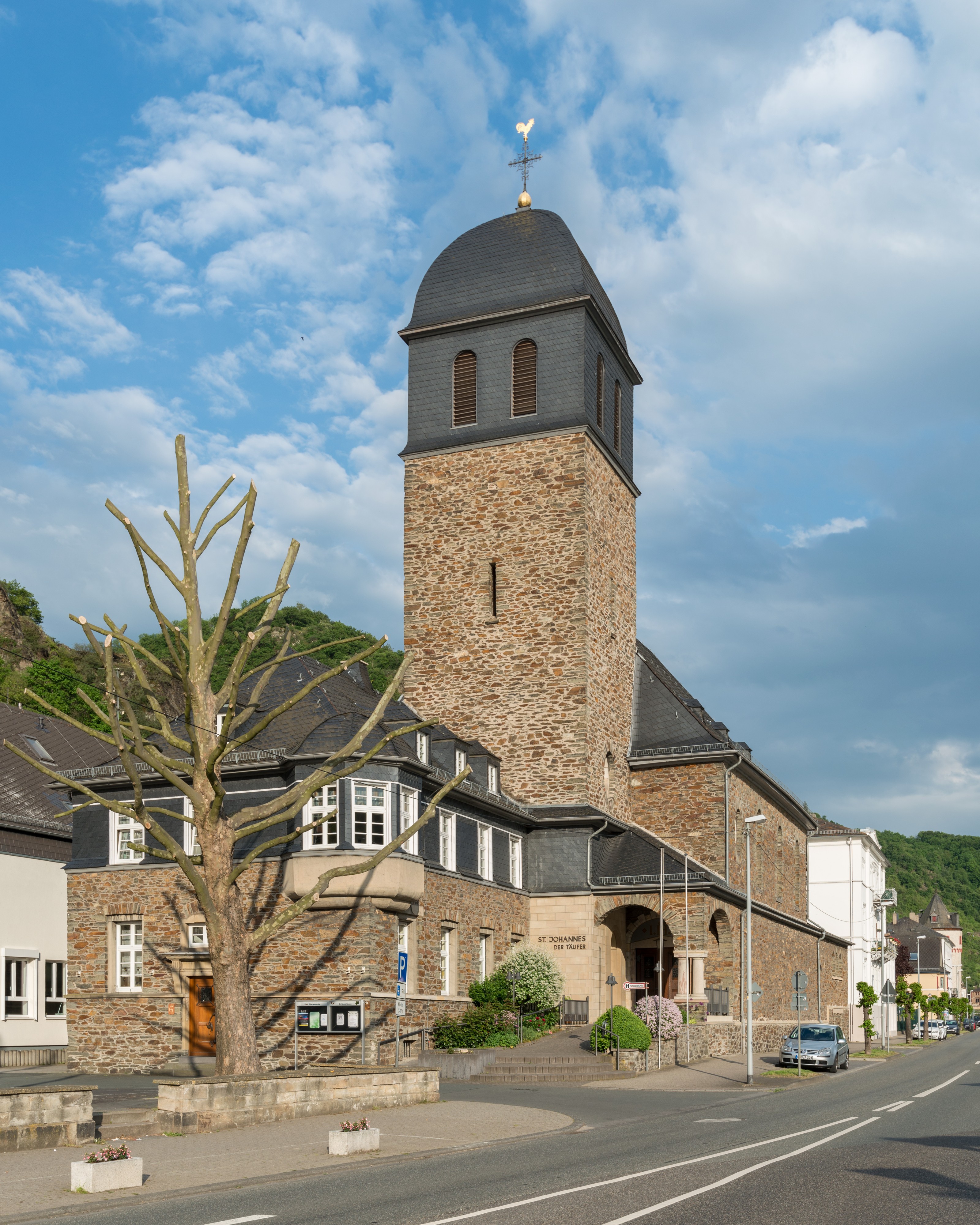 St. Johannes der Täufer, St. Goarshausen, Northwest view 20150513 1