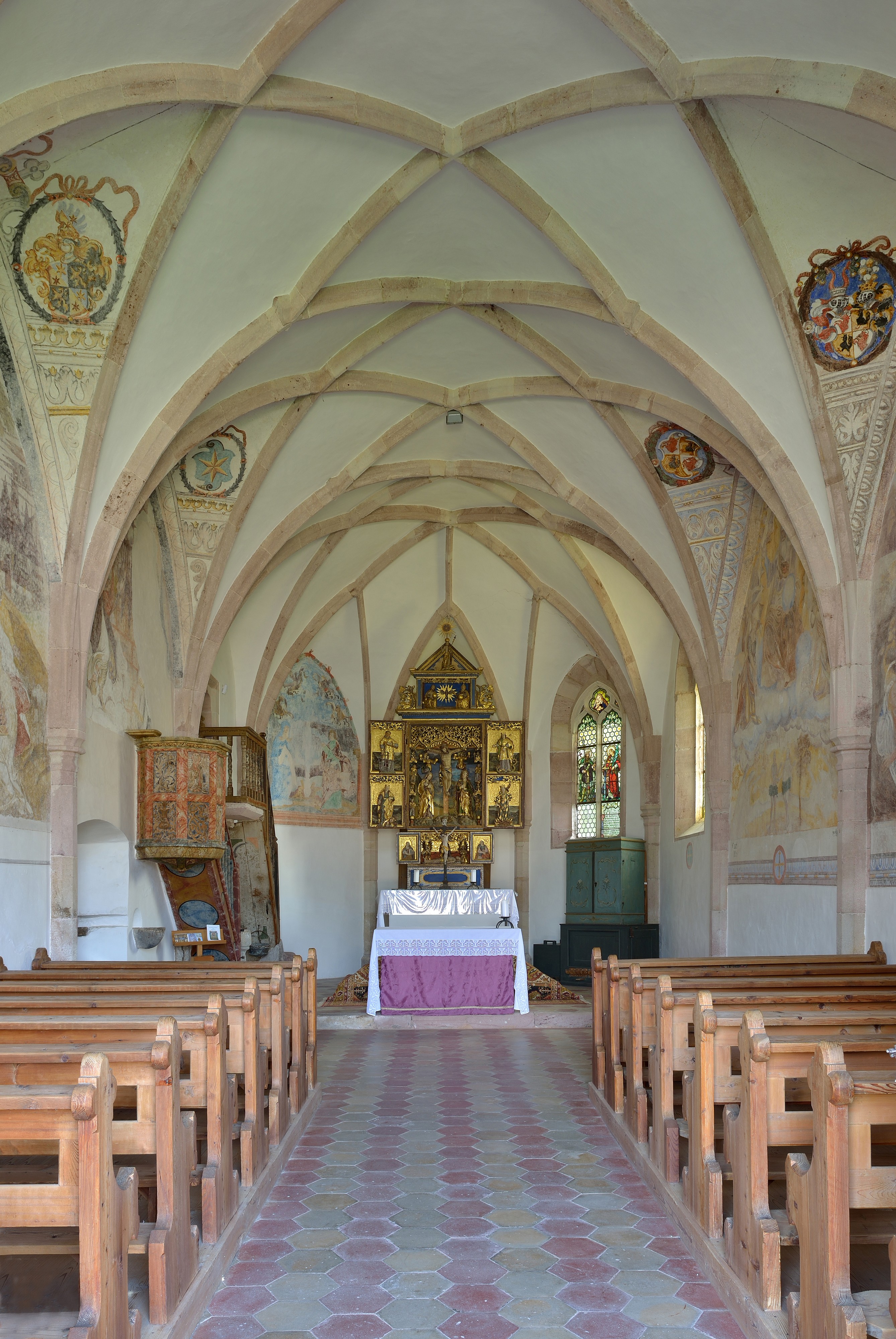 St. Margareth in Obervöls am Schlern innen