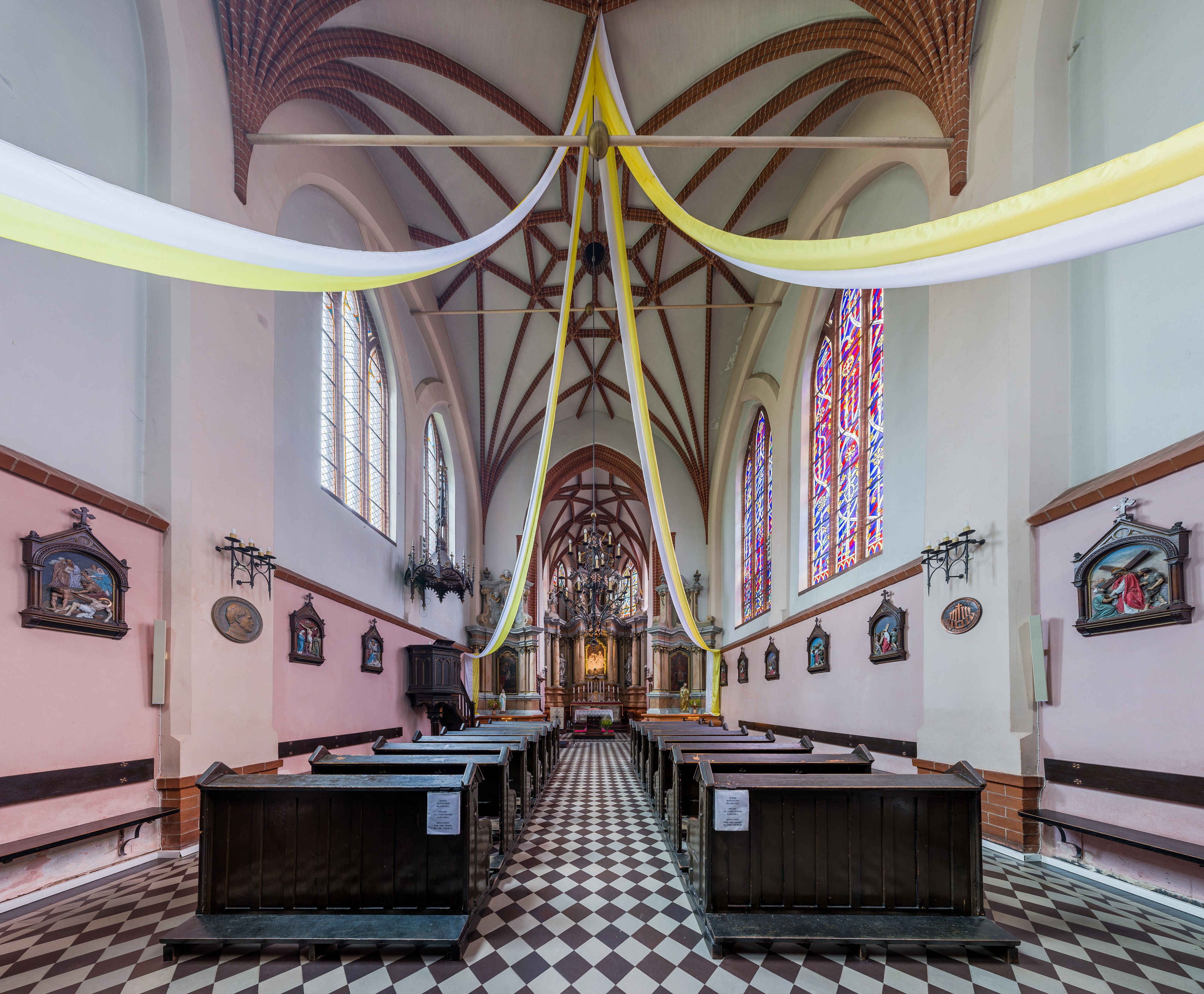 St Anne's Church Interior 2, Vilnius, Lithuania - Diliff