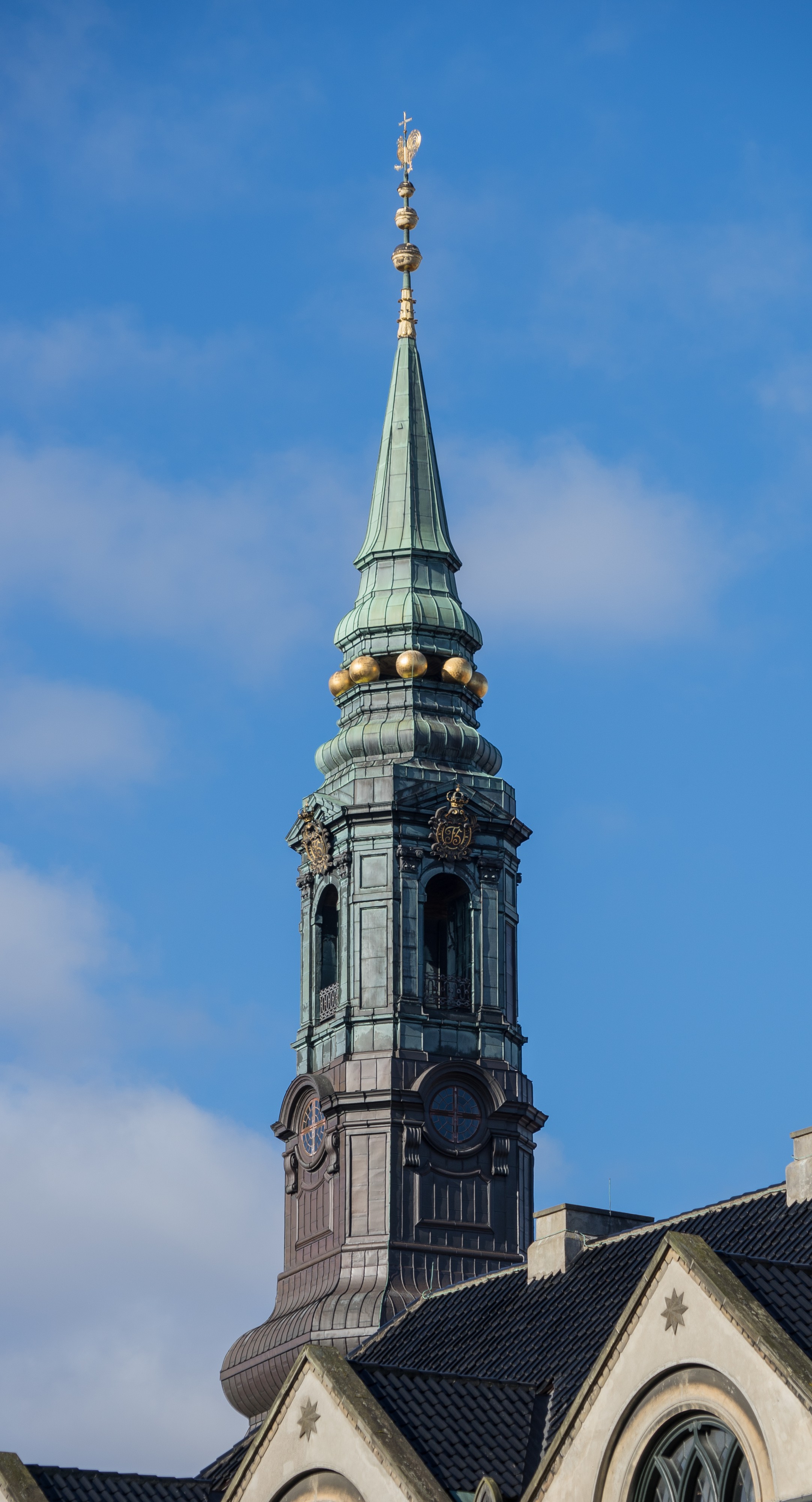St Peters kirke spire Copenhagen Denmark