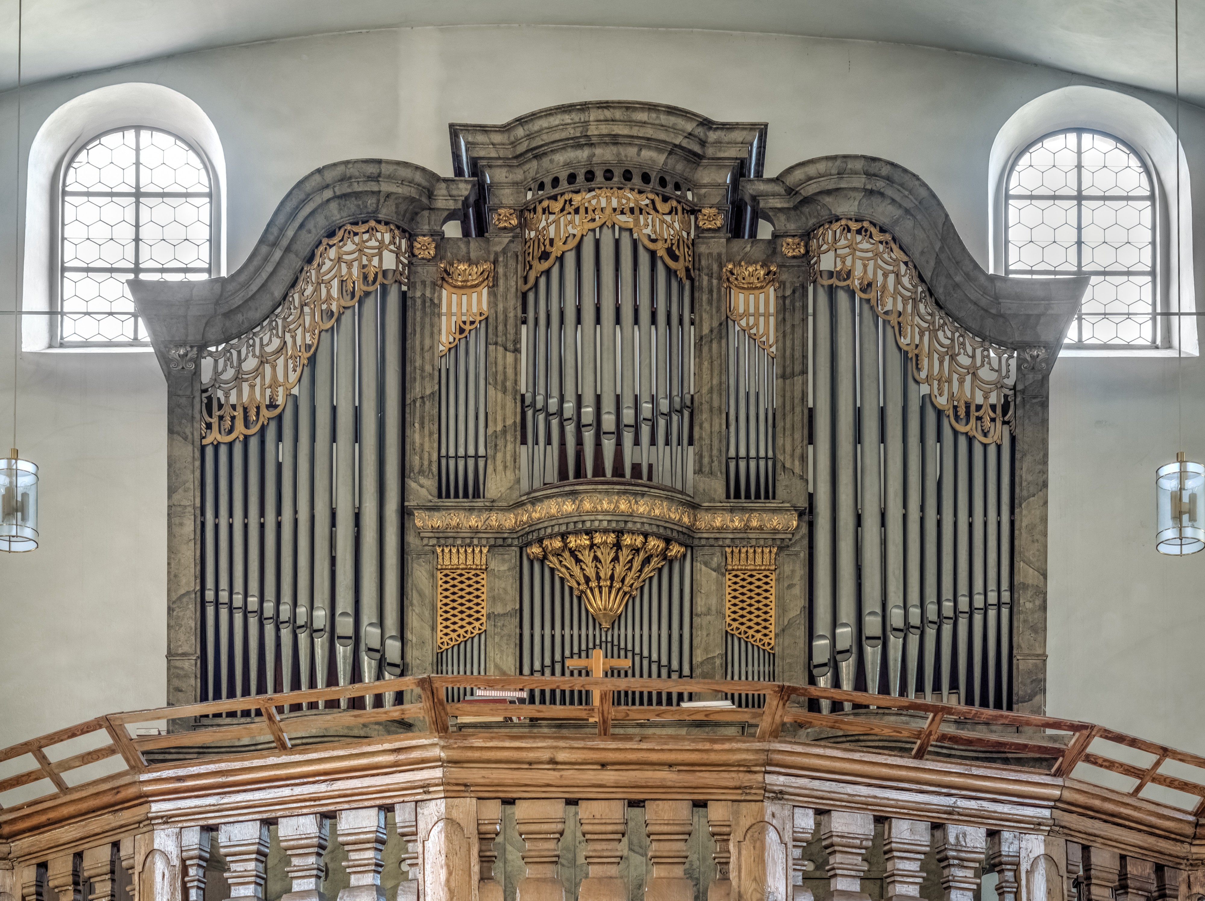 Stettfeld church pipe organ P4RM2118HDR