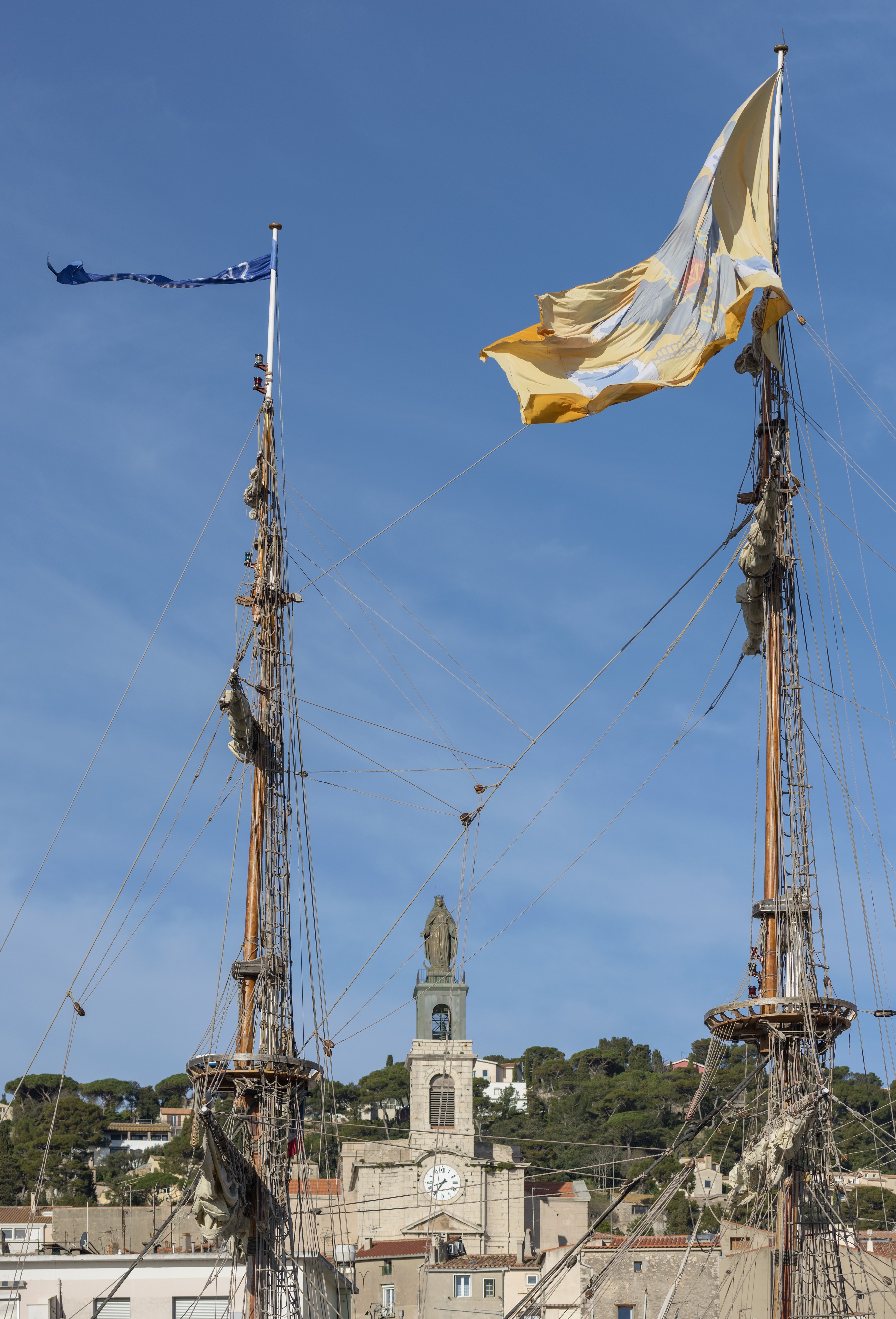 The masts of the Shtandart (ship, 1999), Sète cf01