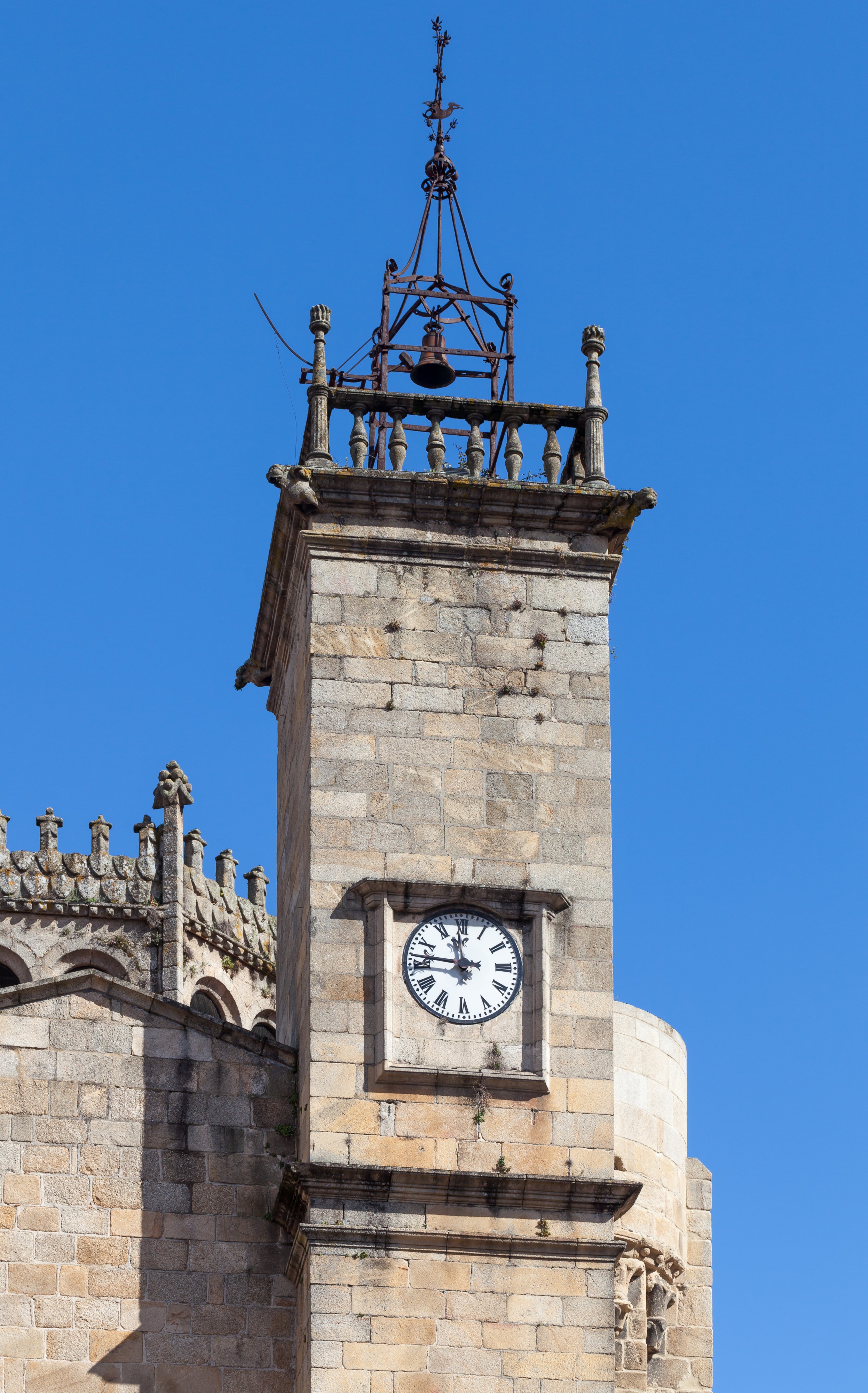 Torre do reloxo. Catedral de Ourense. Galiza