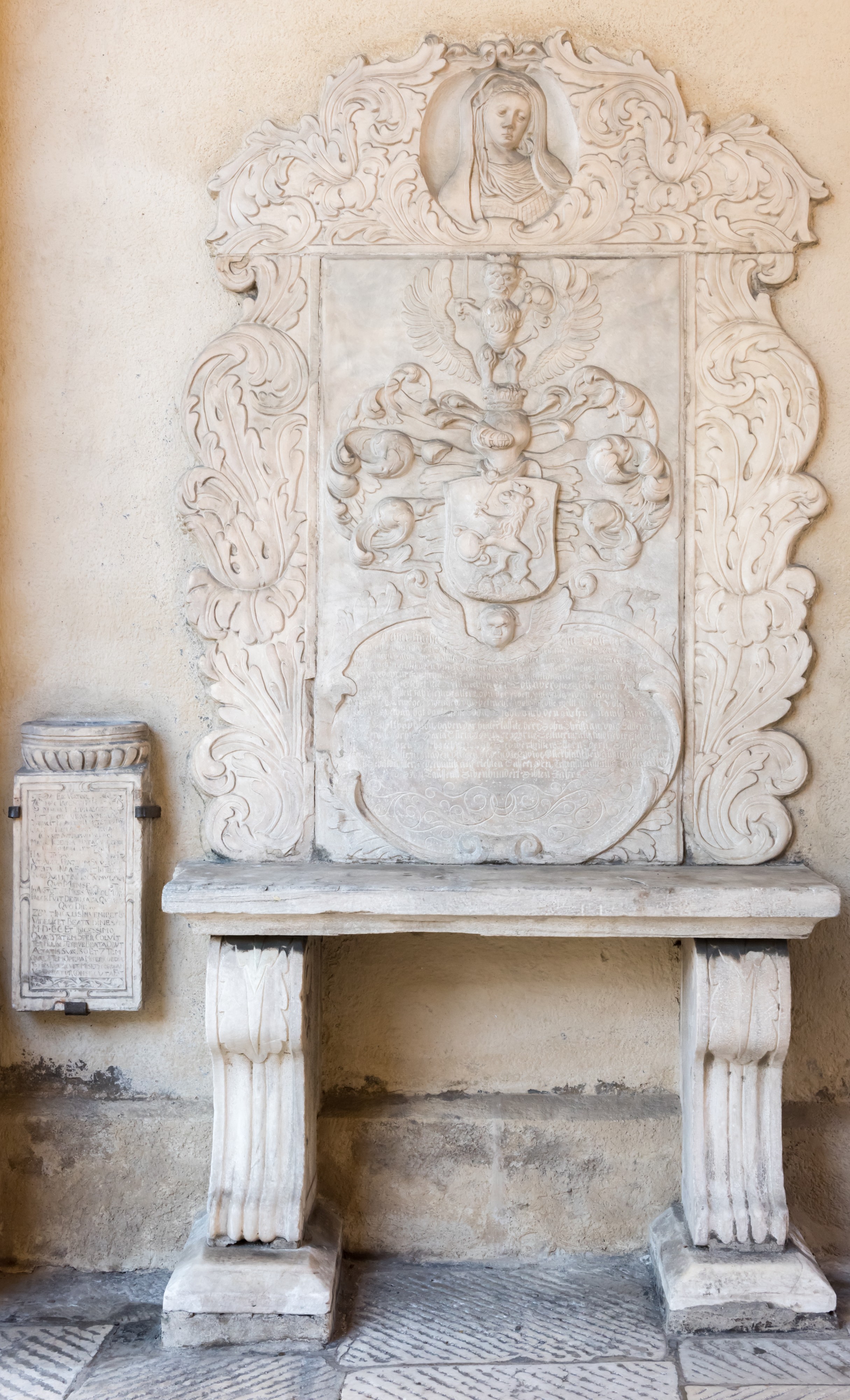 Villach Pfarrkirche hl Jakob Turmvorhalle Wand Epitaph 03082015 6468