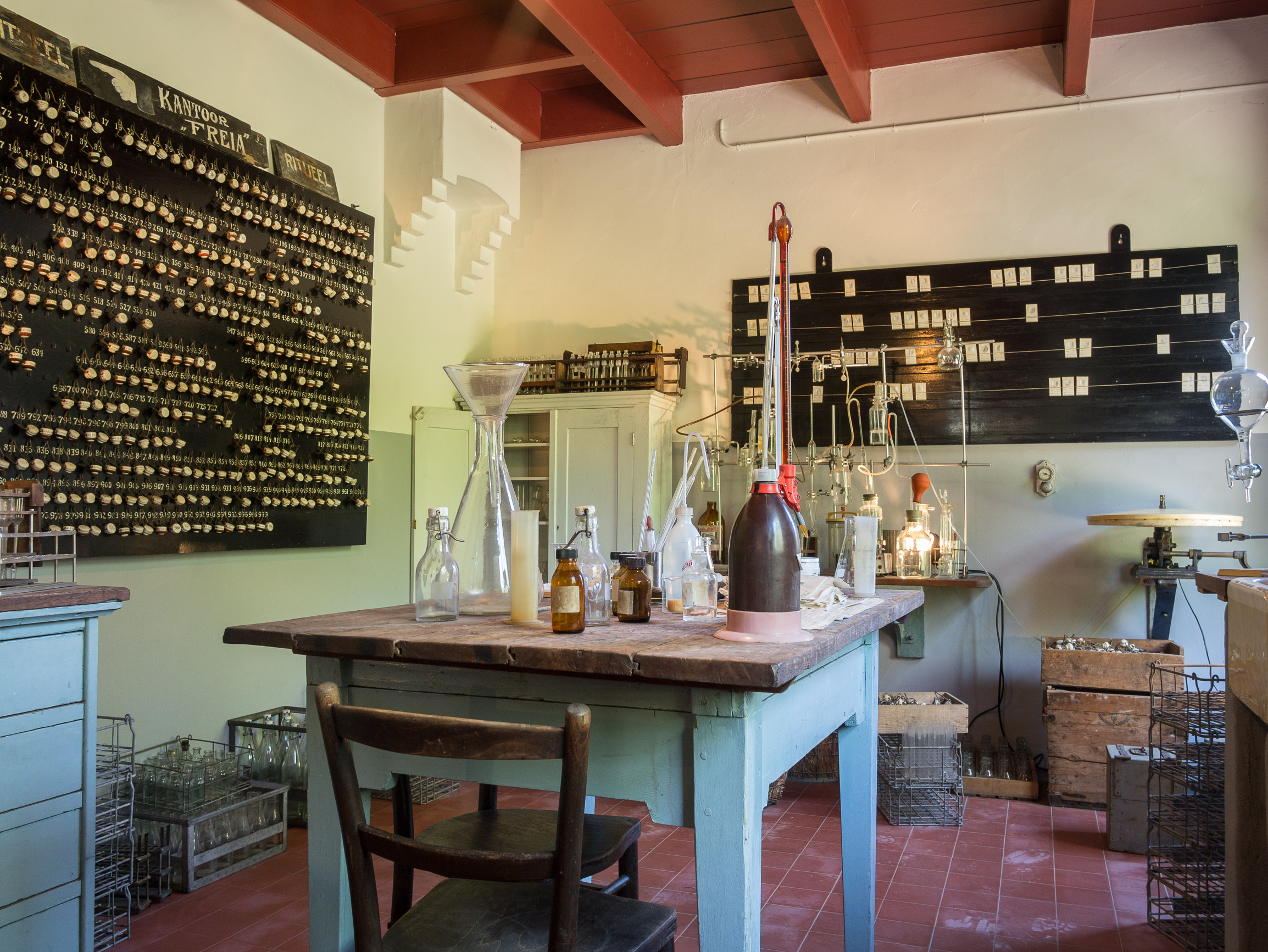 Openluchtmuseum Arnhem - Laboratorium Zuivelfabriek Freia