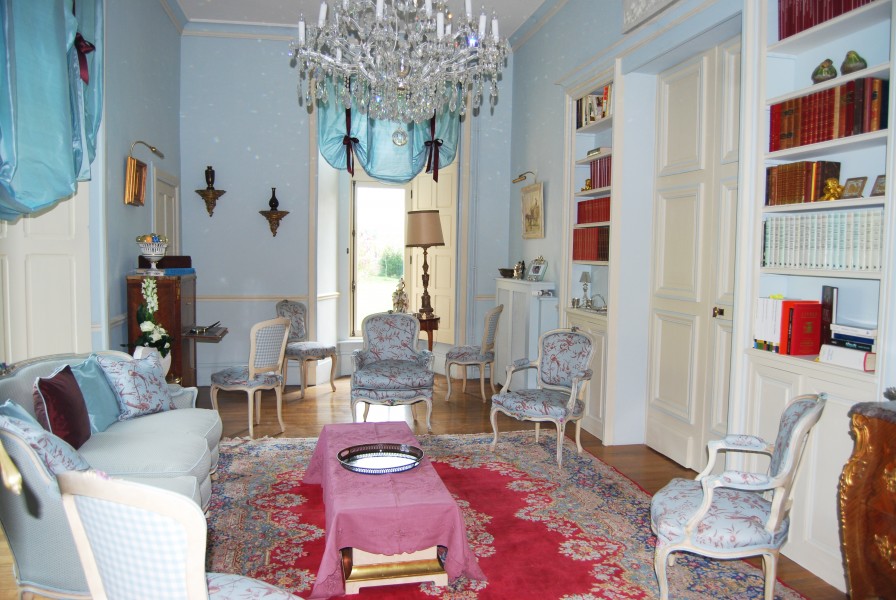 Boudoir of Landreville Castle (Bayonville & Chennery - Ardennes) France