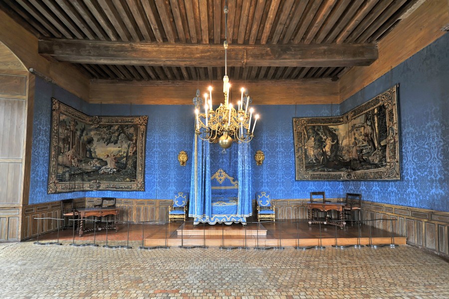 Château de Sully-sur-Loire Chambre à coucher 01
