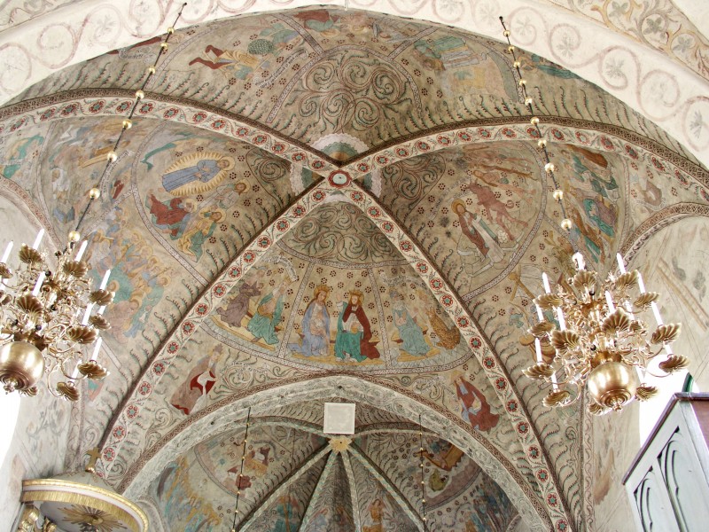 Danmark kyrka ceiling paintings01