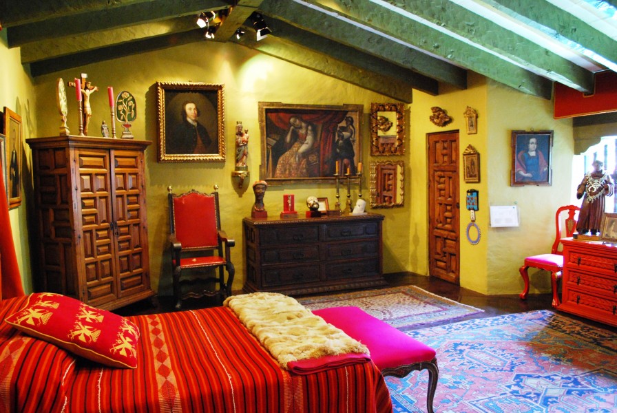 Main bedroom of the Robert Brady Museum