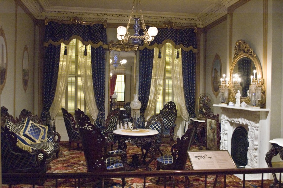 Photograph of a Rococo Revival Parlor in the Metropolitan