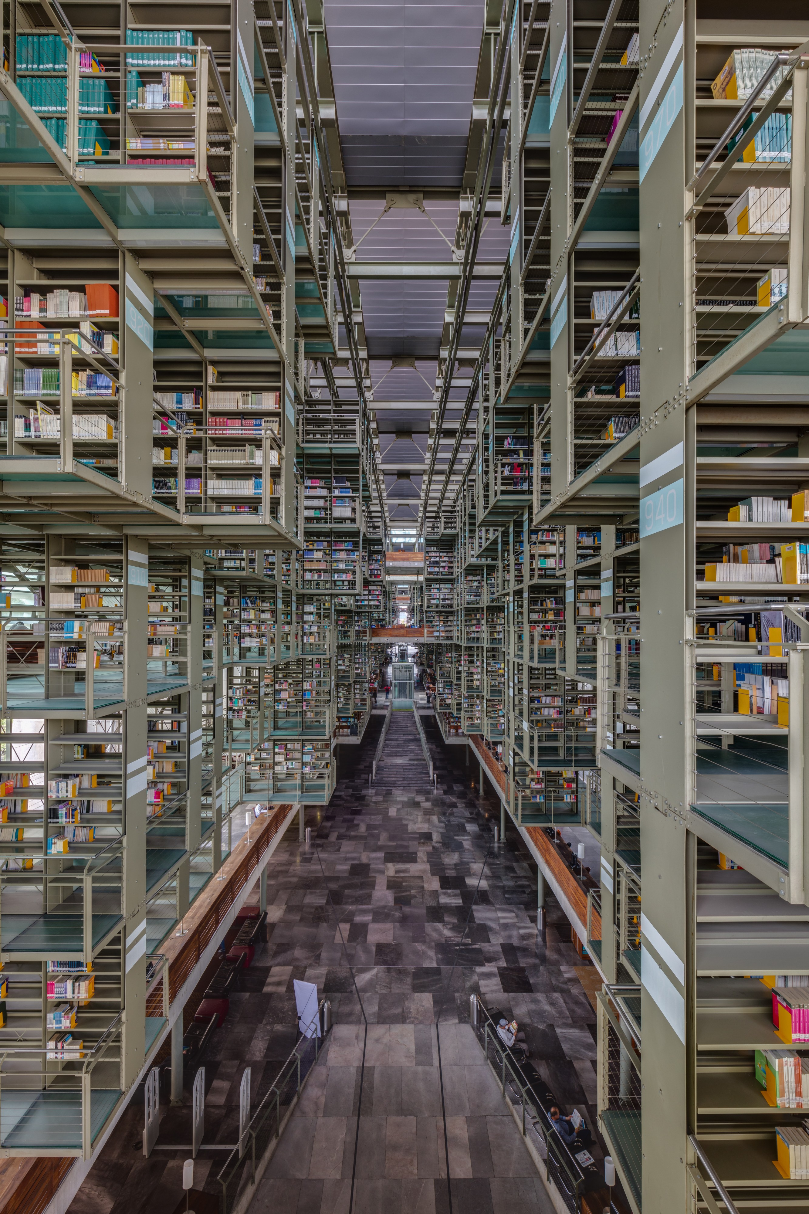 Biblioteca Vasconcelos, Ciudad de México, México, 2015-07-20, DD 13-15 HDR