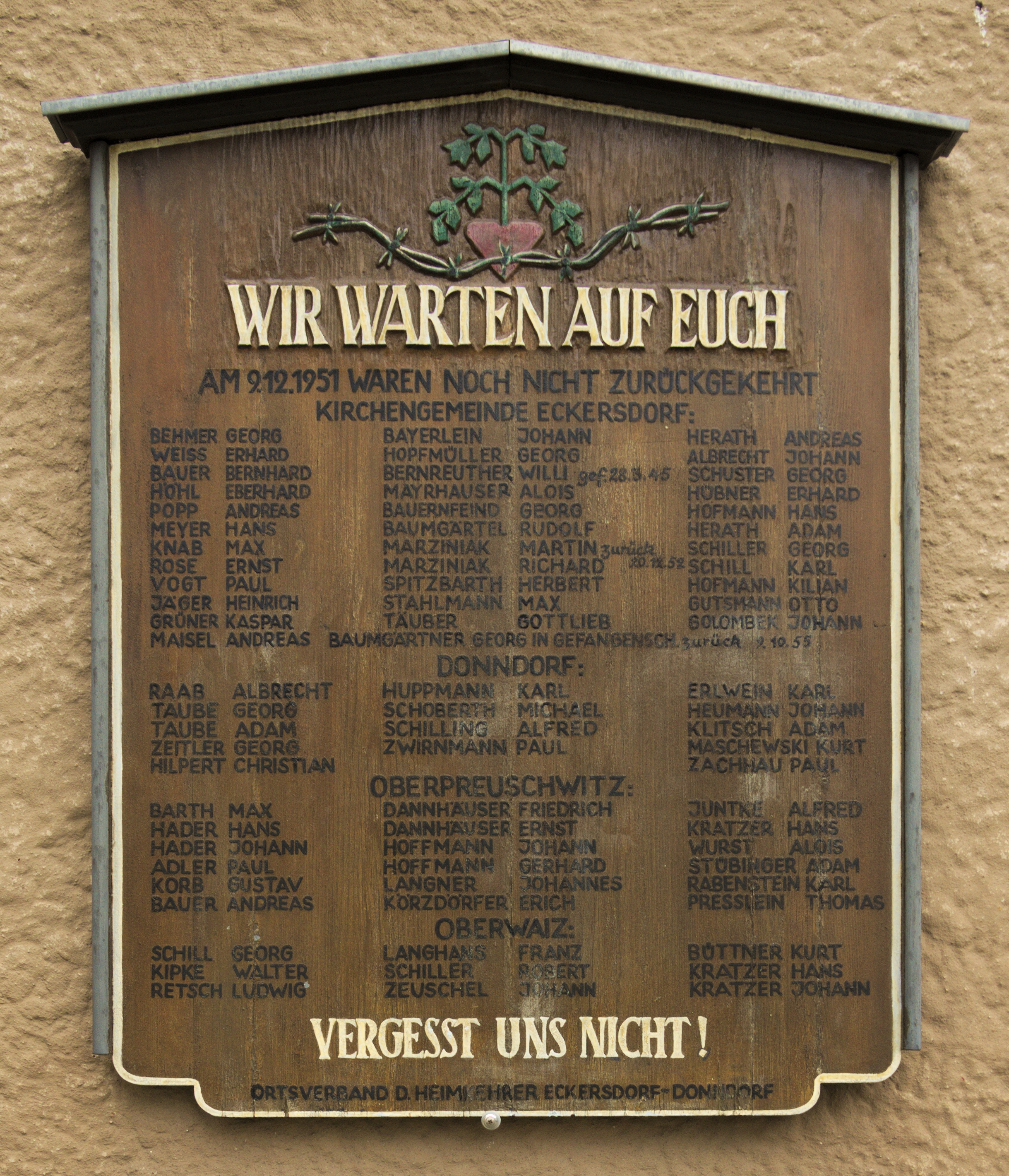 2.WK Vermisste Eckersdorf