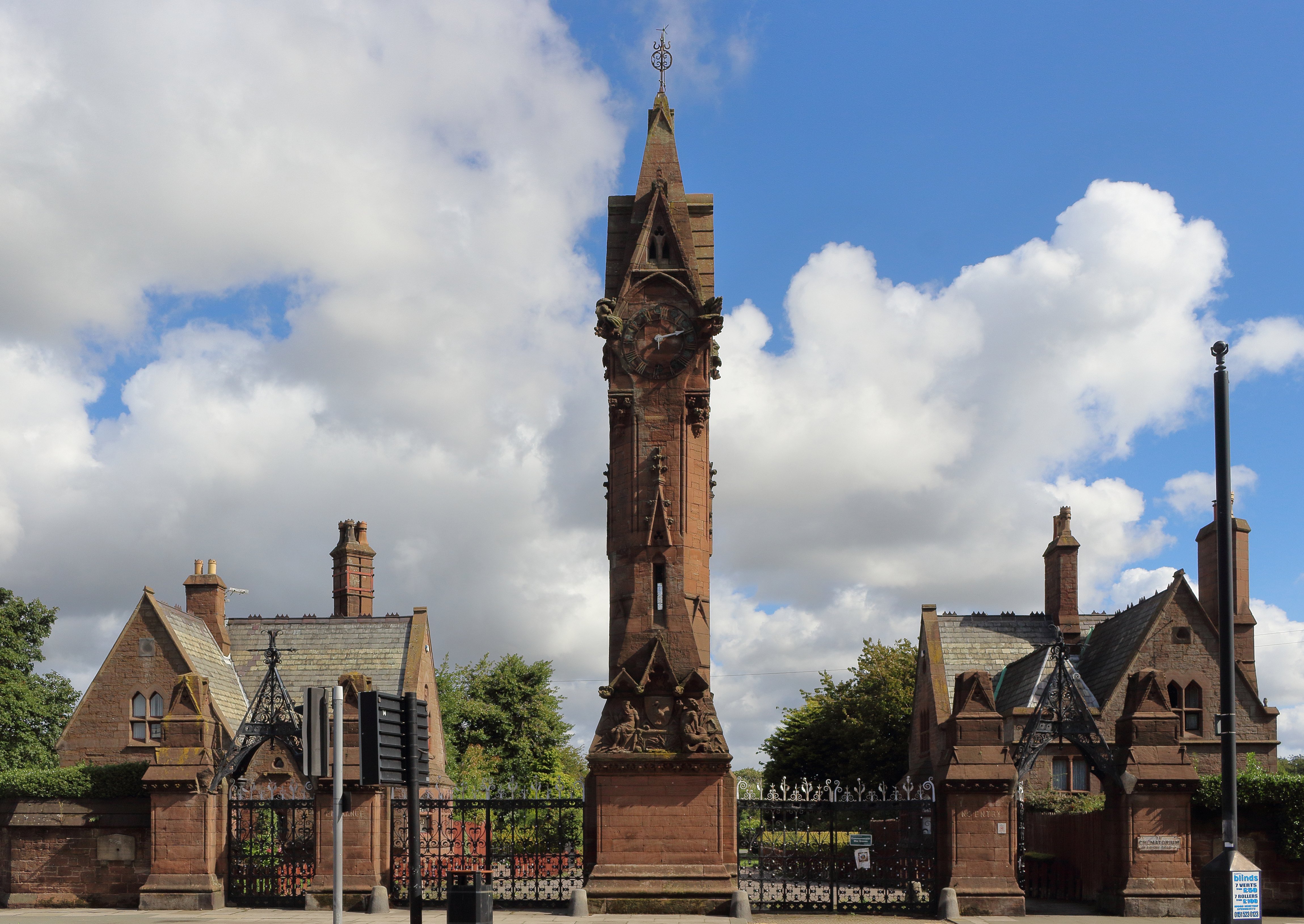 Main Entrance to Anfield Cemetery-Wed