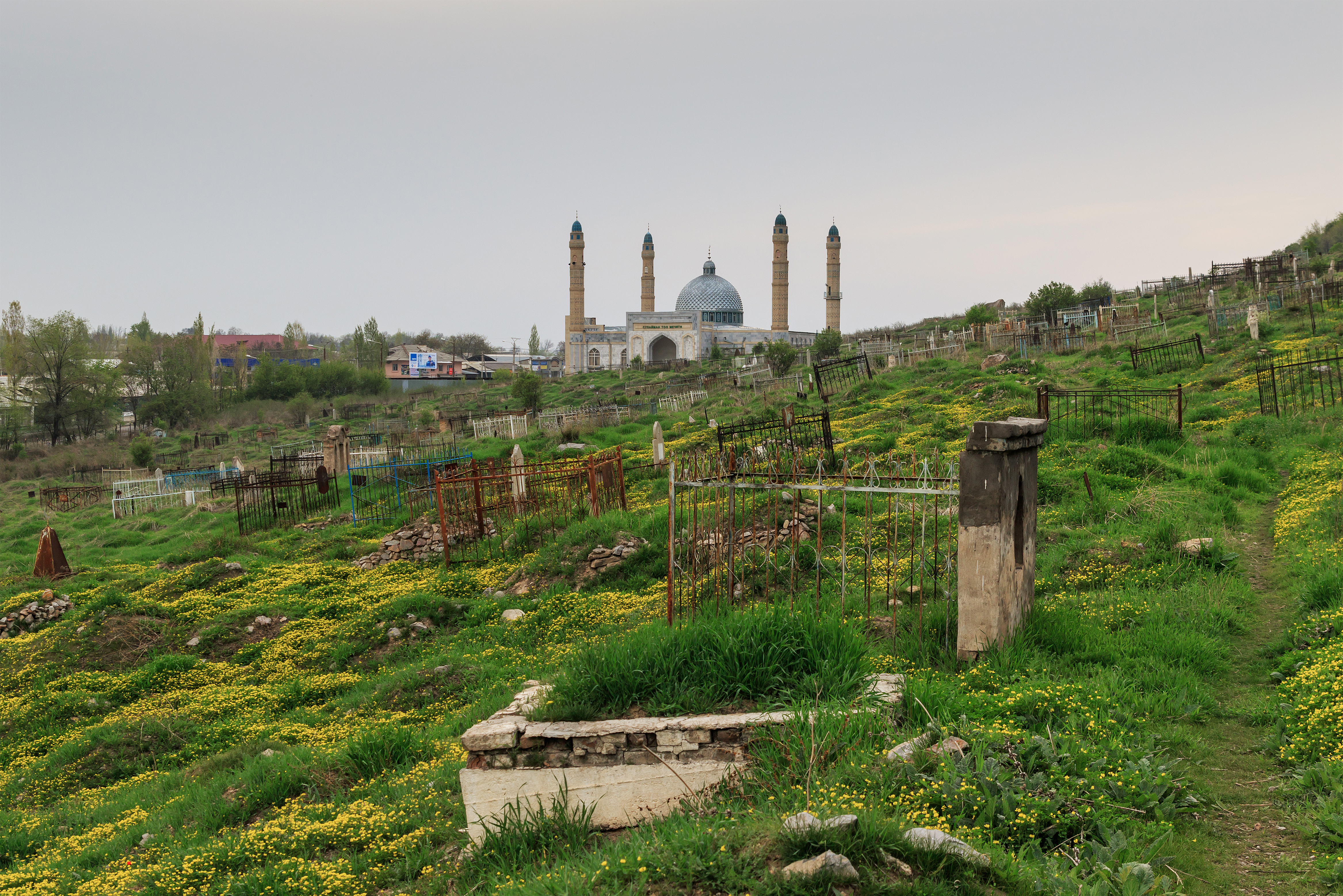 Osh 03-2016 img40 Cemetery at the Sulayman Mountain