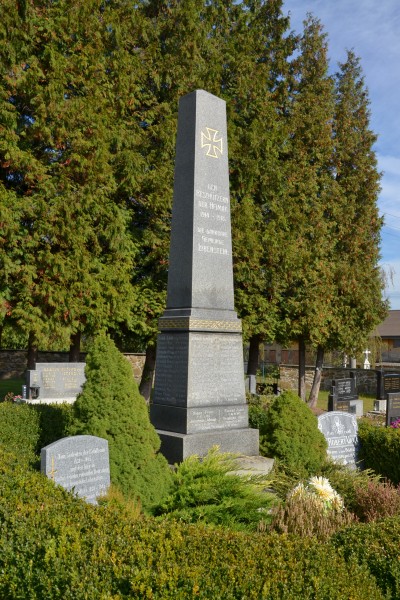 Úvalno (Lobenstein) - Kriegerdenkmal