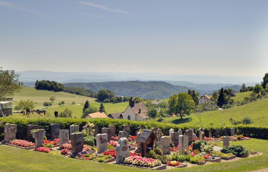 Gresgen - Blick übers Dorf