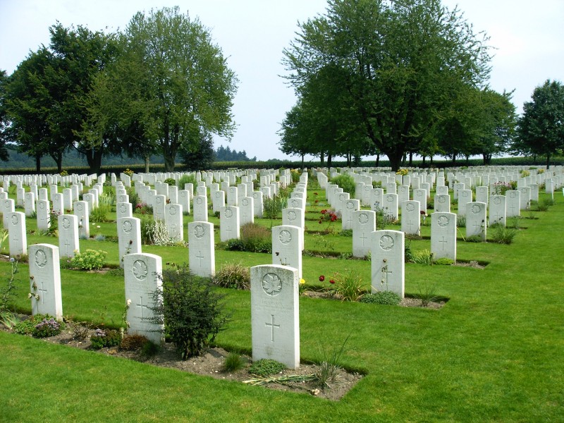 Groesbeek Canadian War Cemetery overzicht