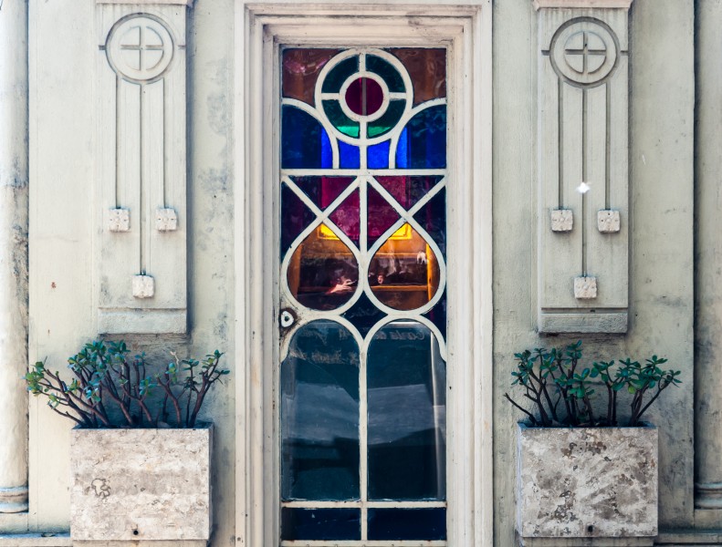 Sarcophagus door in Consolata Cemetery 2