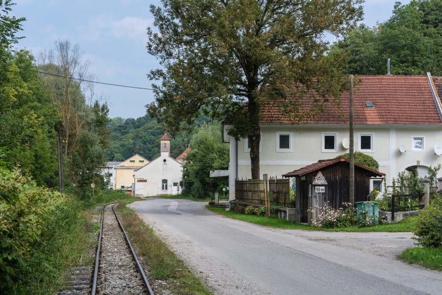 Sierning Steyrtalbahn Letten Haltestelle Gleis