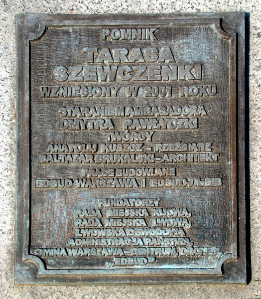 Taras Szewczenko Warszawa 05