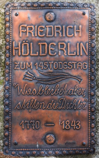 Weitensfeld Zammelsberg Dichtersteinhain Gedenktafel fuer Friedrich Hölderlin 11042016 1342