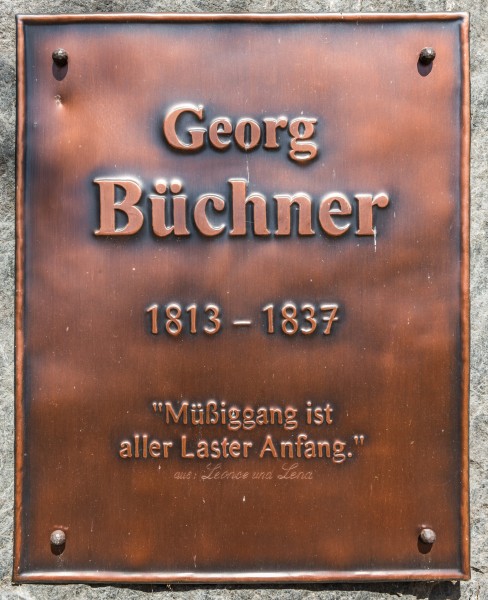 Weitensfeld Zammelsberg Dichtersteinhain Gedenktafel fuer Georg Büchner 11042016 1362