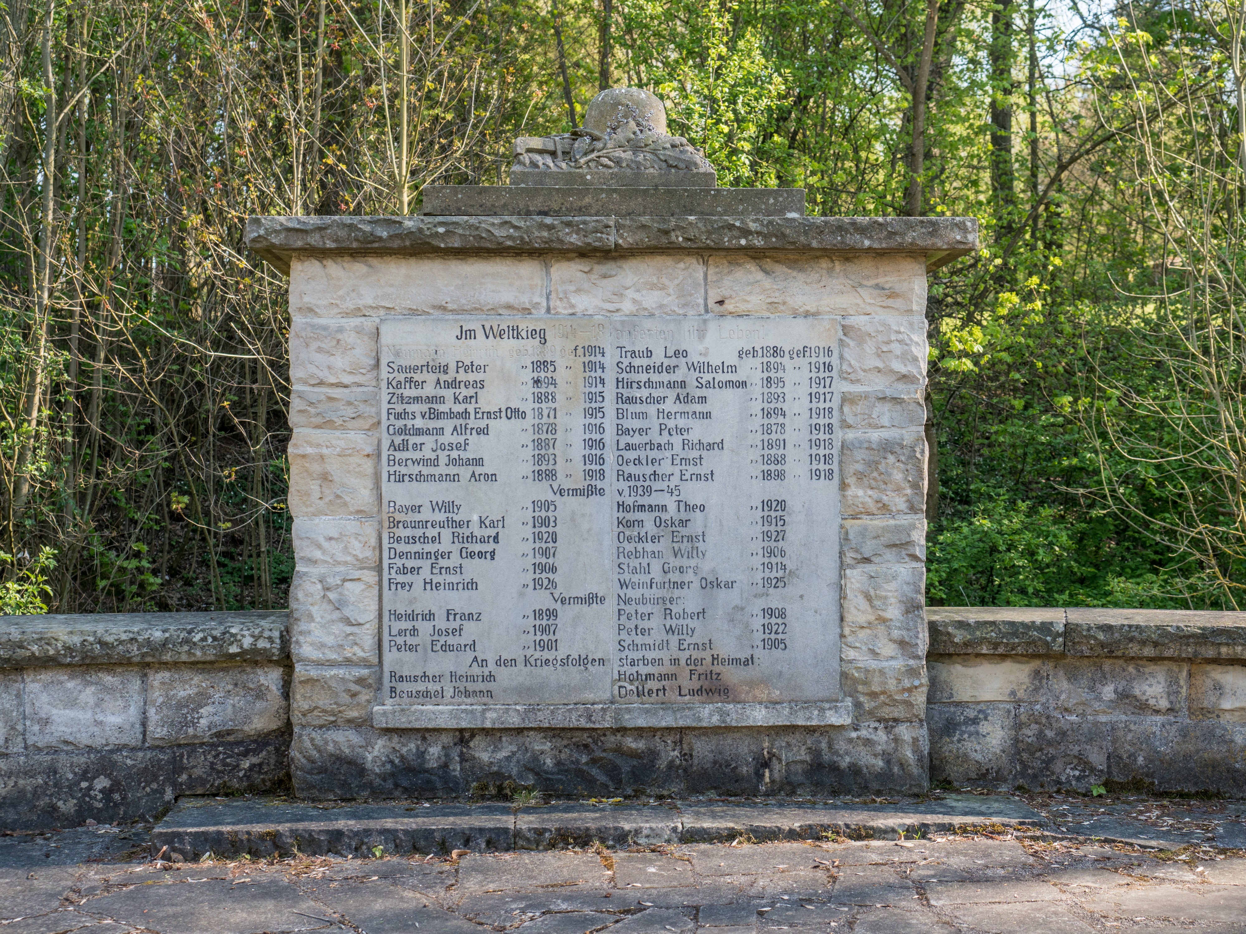 Burgpreppach Kriegerdenkmal 17RM0389