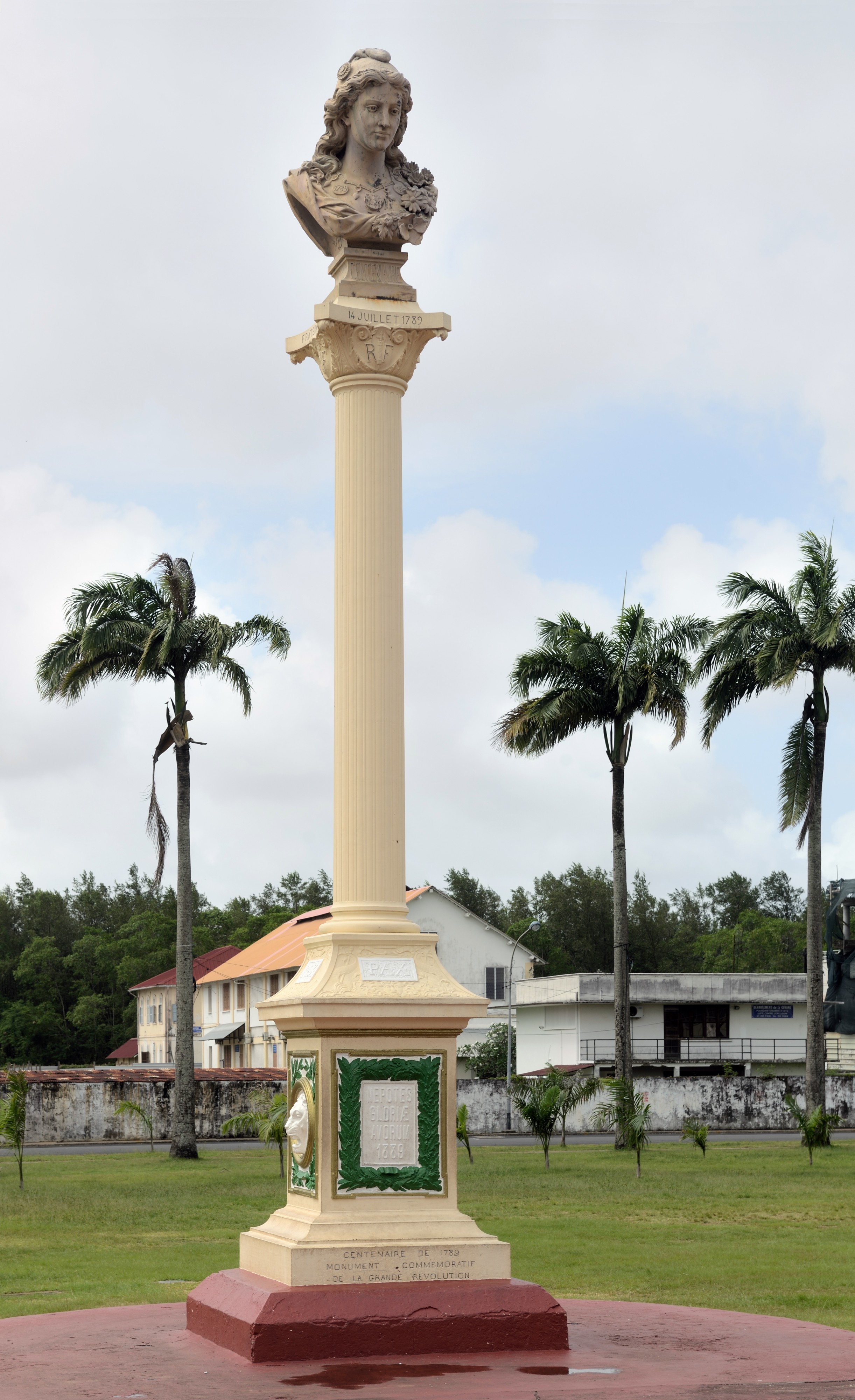 Cayenne Colonne de la république 1889