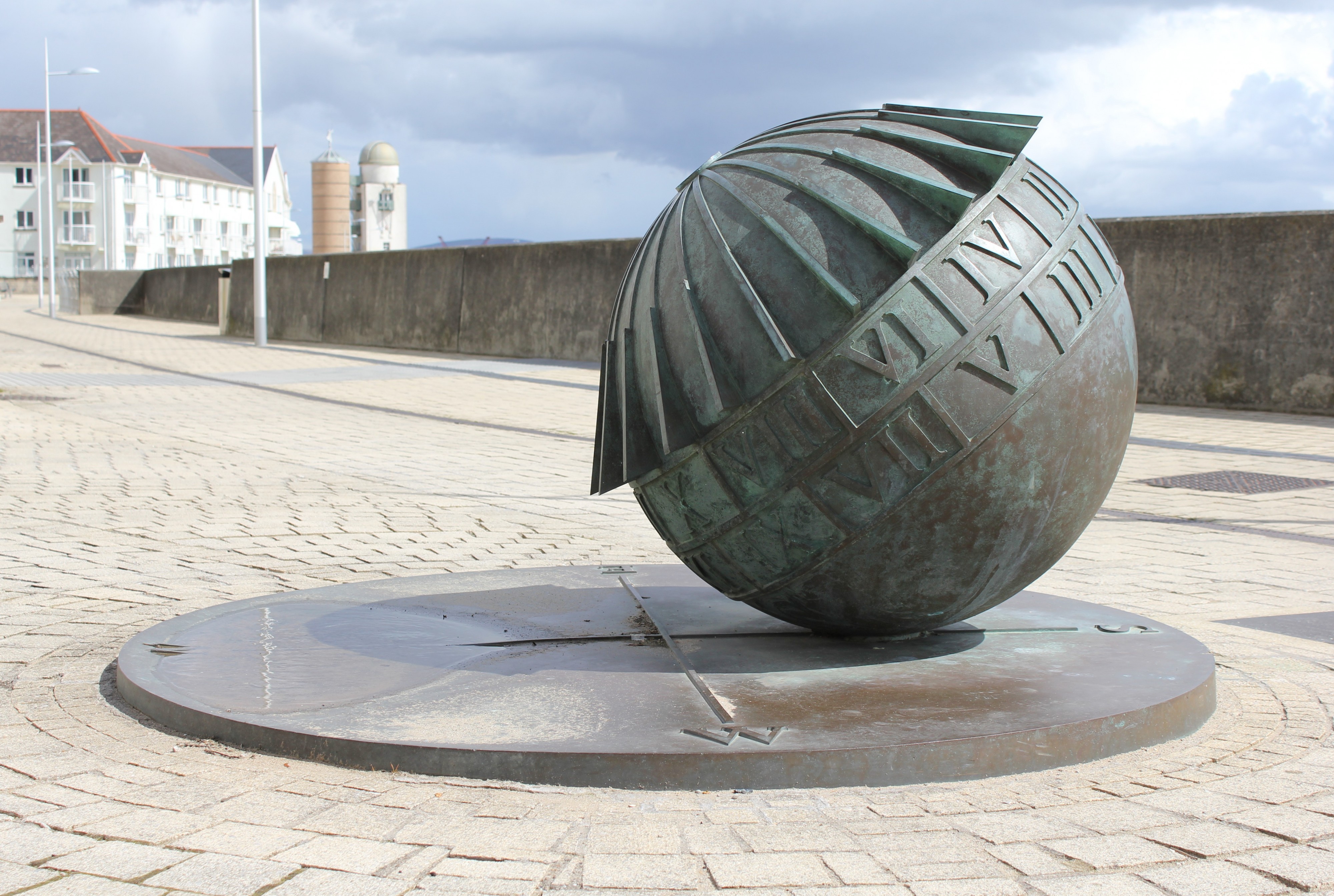 Globe Sundial, Marine Walk, Swansea, Wales