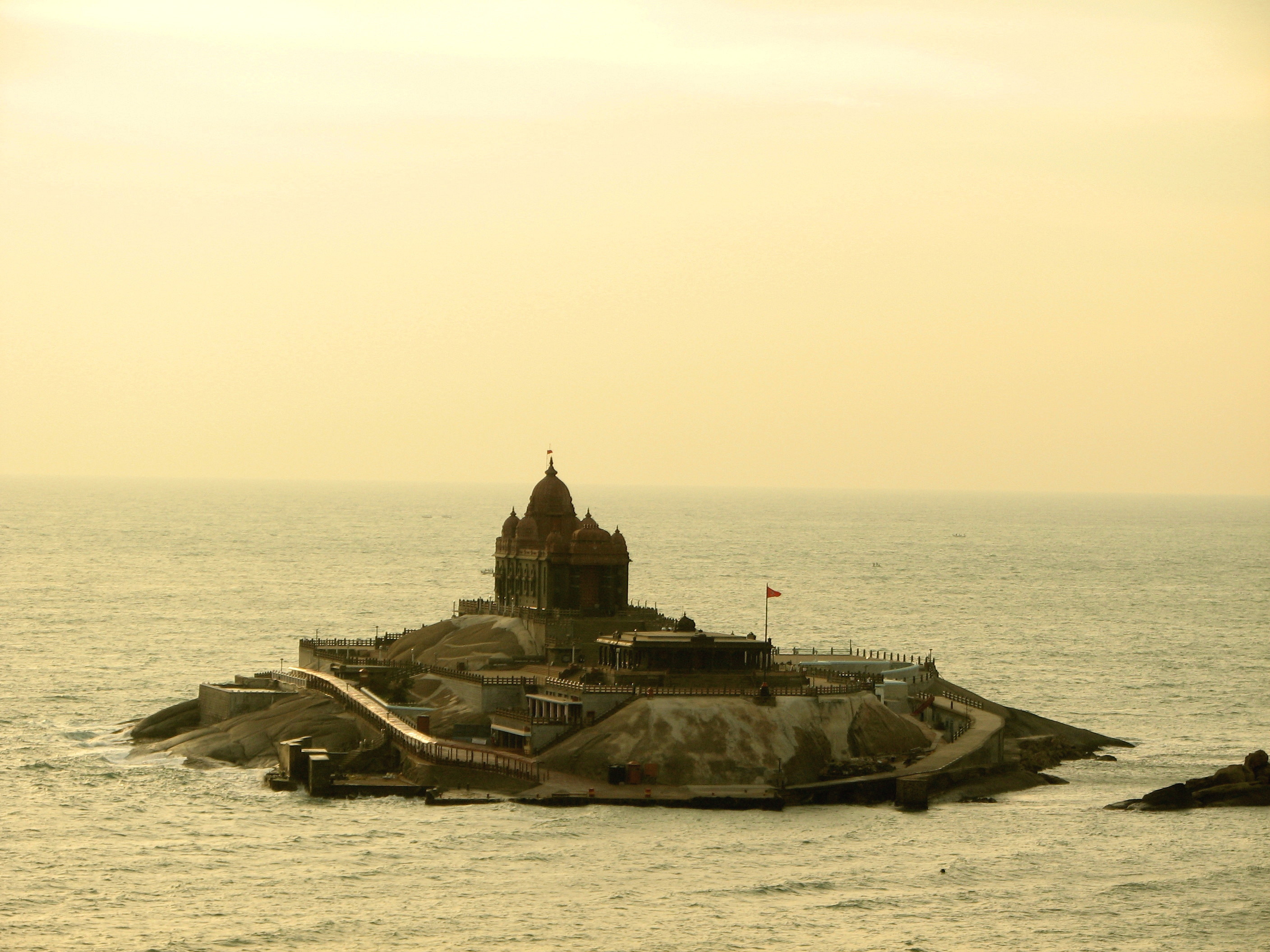 Vivekananda Rock Memorial at Sunrise