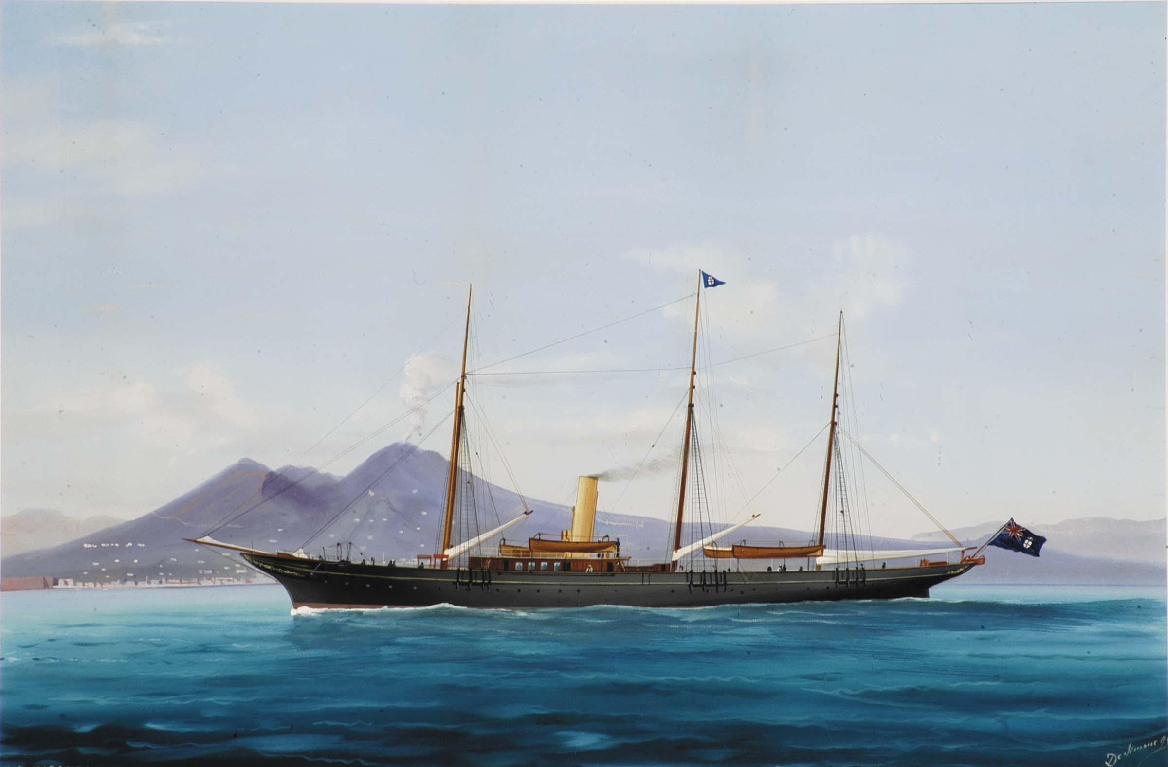 Antonio de Simone - The steam yacht Miranda