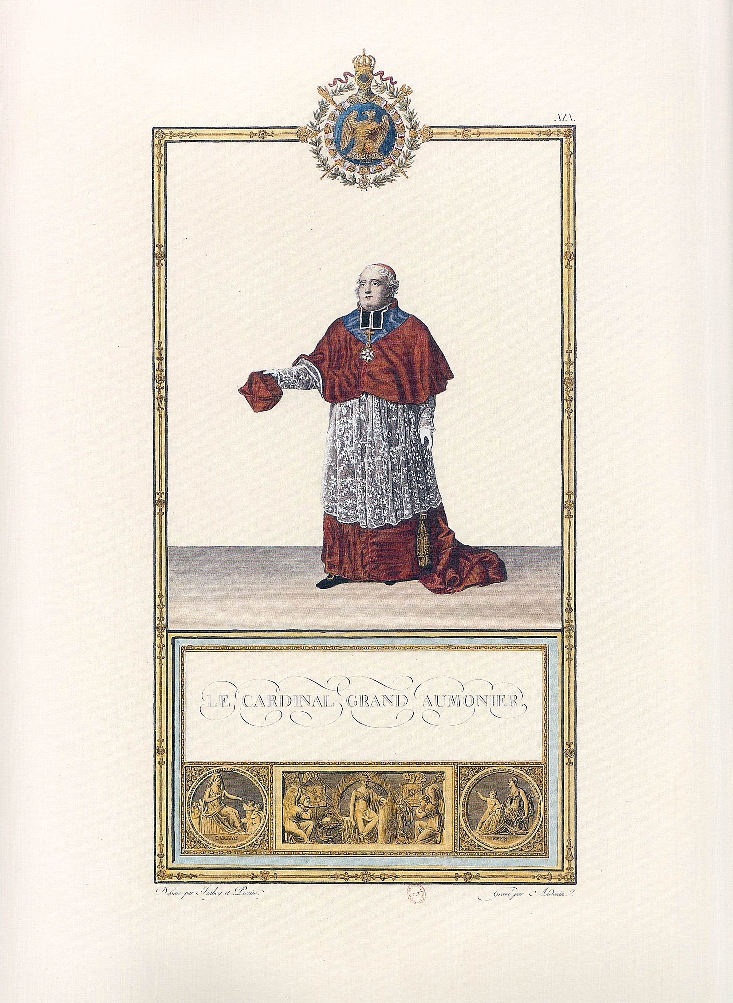 Cardinal Grand Aumônier Fesch sacre Napoleon Isabey Percier Audouin