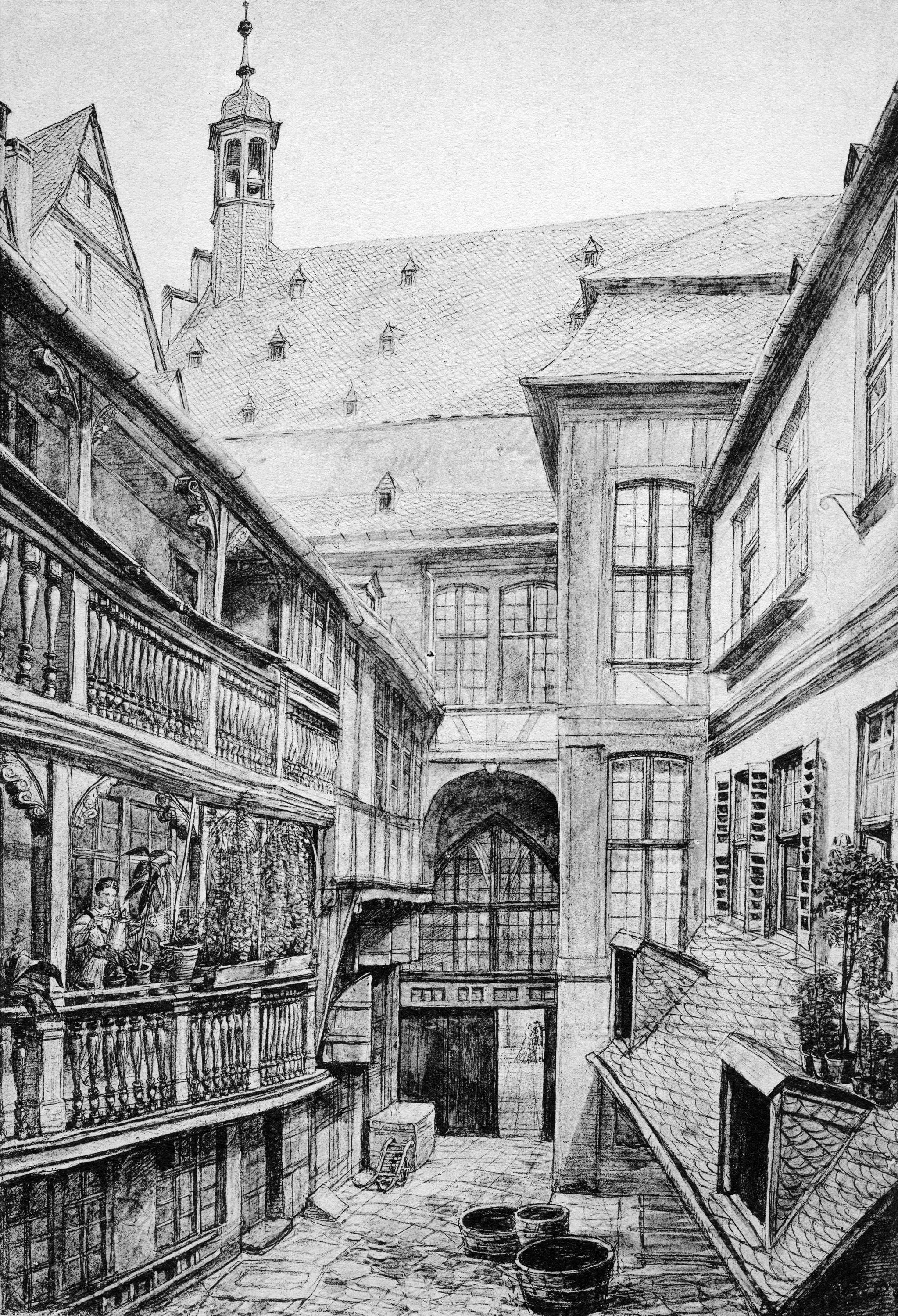 Frankfurt Am Main-Peter Becker-BAAF-031-Hoefchen im Roemer-1870-3000px