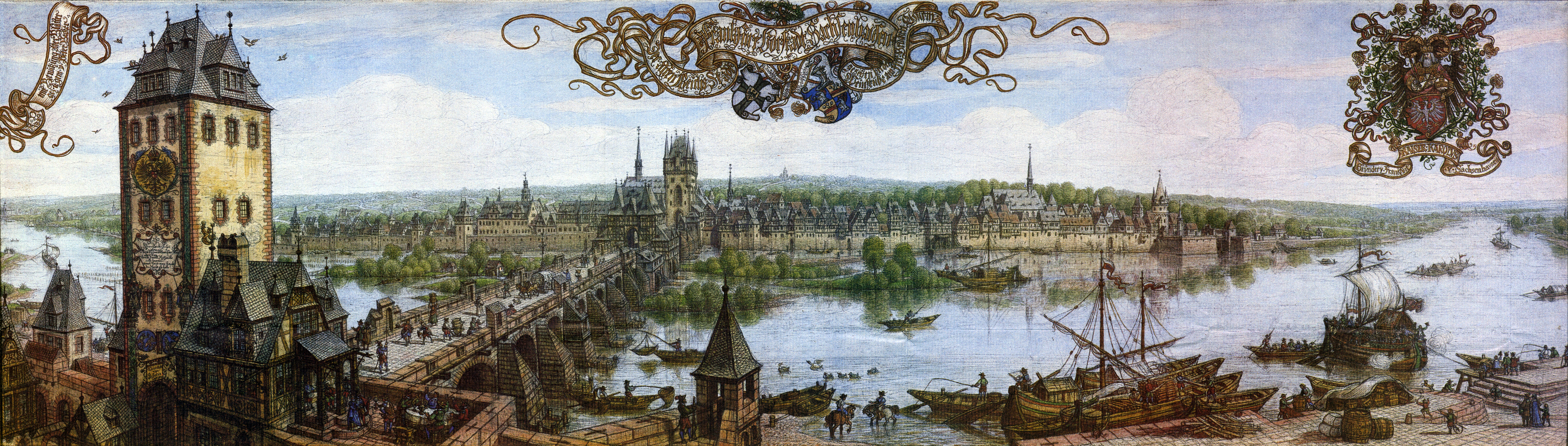 Frankfurt Am Main-Peter Becker-Frankfurts Vorstadt Sachsenhausen zu Anfang des 17 Jahrhunderts-1889