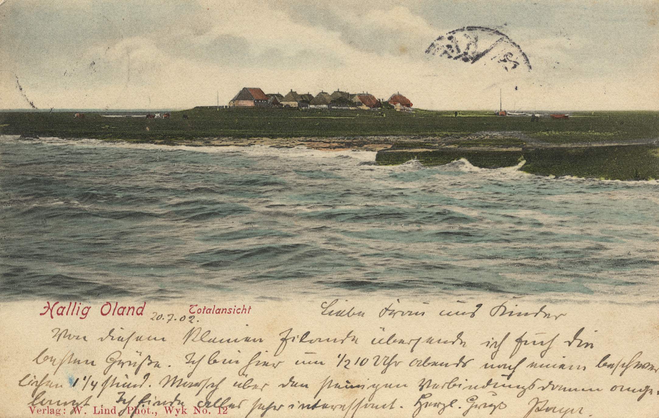 Hallig Oland Postkarte 001