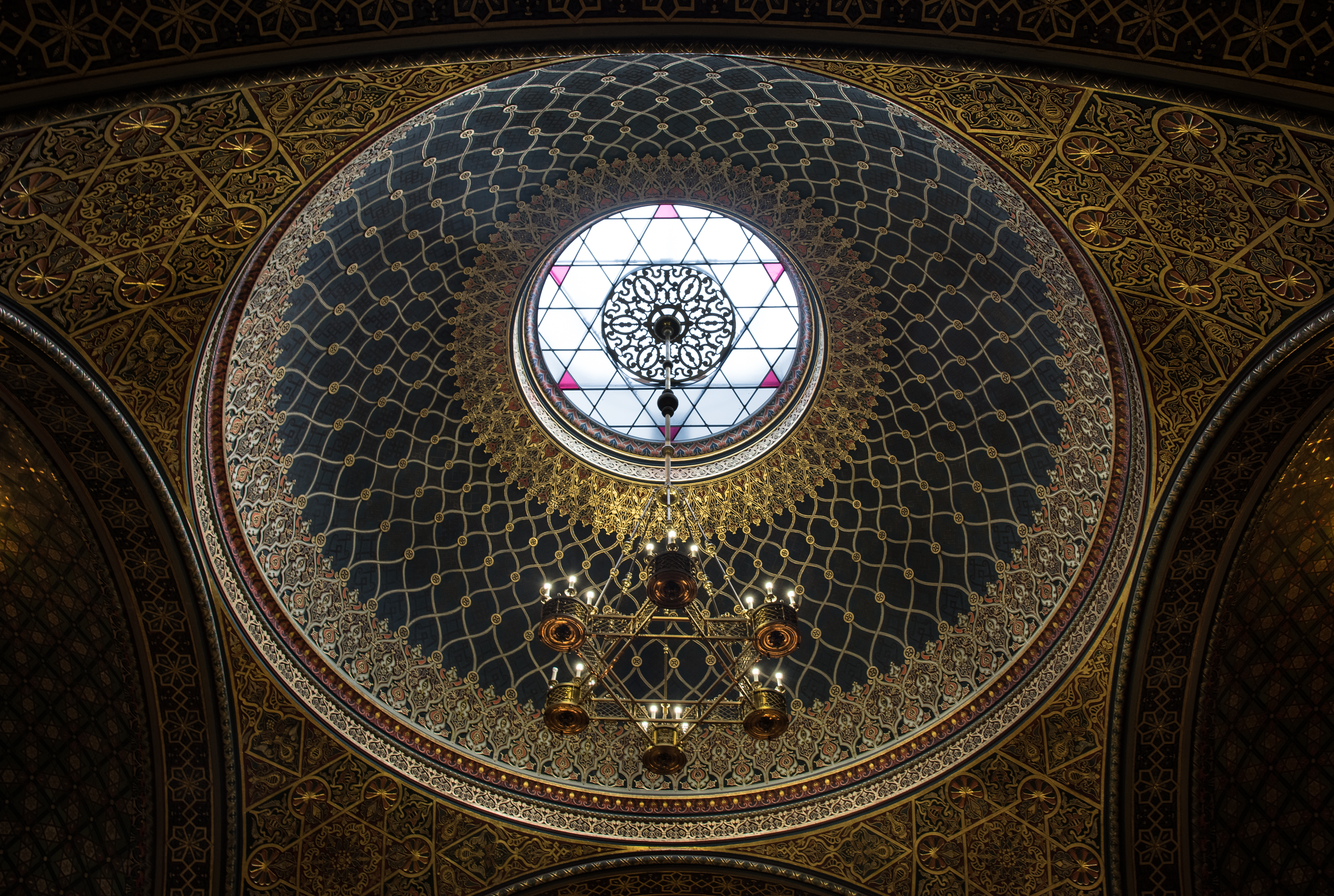 Praha Spanish Synagogue Dome 01