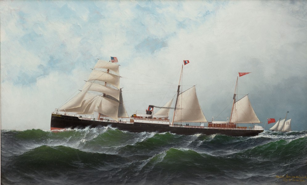 Antonio Jacobsen - Auxiliary Steamship 'Somerset', 1877