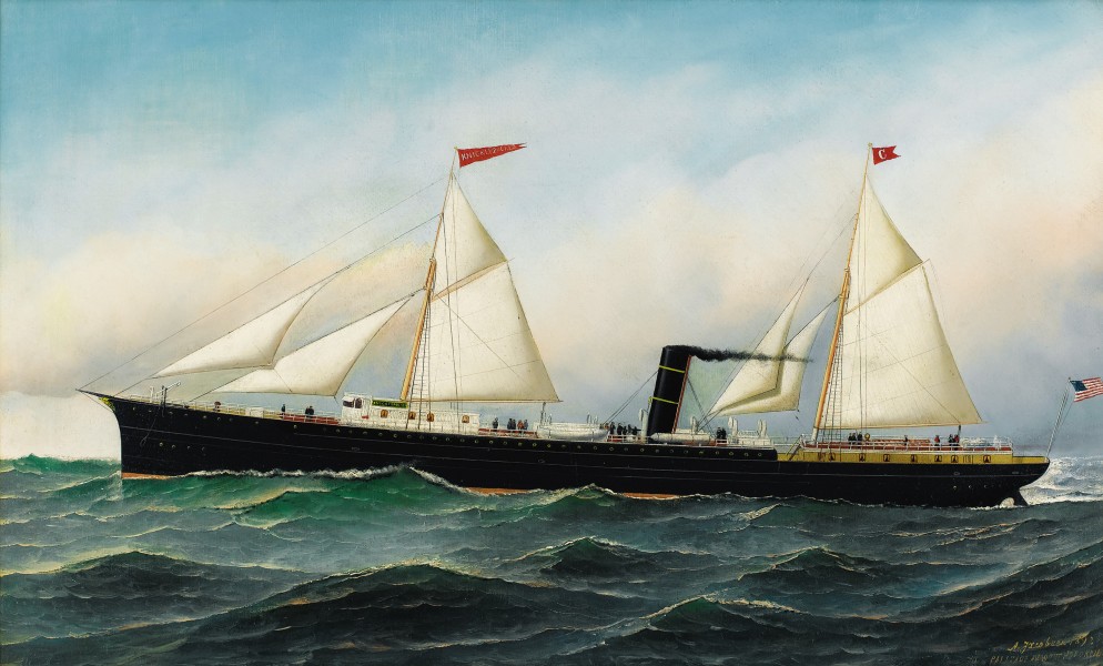 Antonio Jacobsen - The Knickerbocker Steamboat, 1892