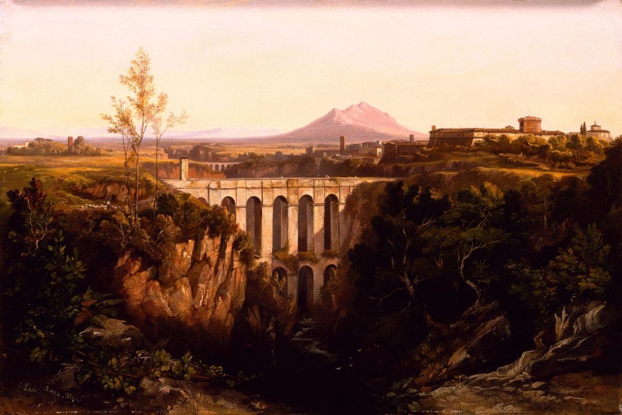 Civita Castellana) by Edward Lear