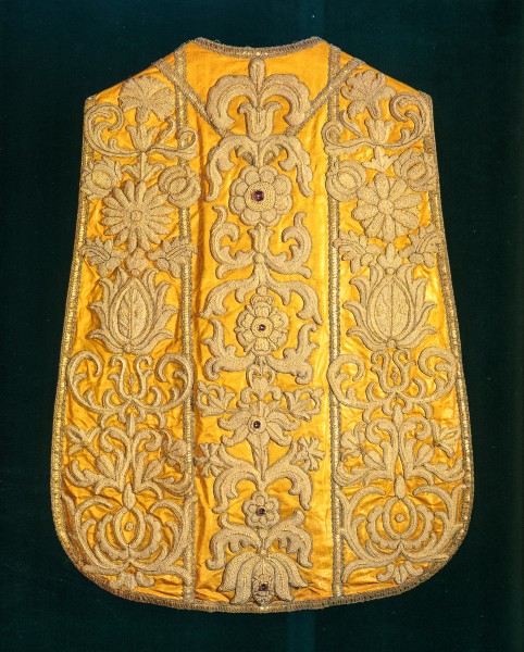Coronation chasuble, Hungarian embroidery from the second half of the 17th century