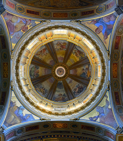 Dome of San Rocco all'Augusteo (Rome) HDR