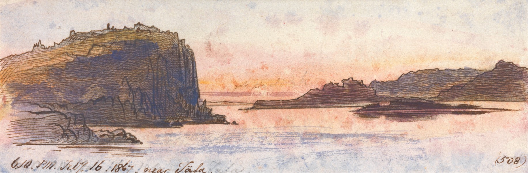 Edward Lear - Near Tafa, 6-10 pm, 16 February 1867 (508) - Google Art Project