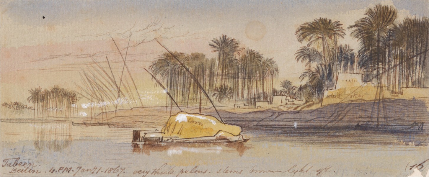 Edward Lear - Tabeen Berlin, 4-00 p.m., January 1, 1867 (16) - Google Art Project