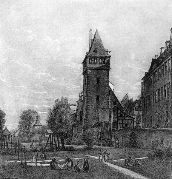 Frankfurt Am Main-Peter Becker-BAAF-038-Der Kuhhirten-Thurm in Sachsenhausen-1877