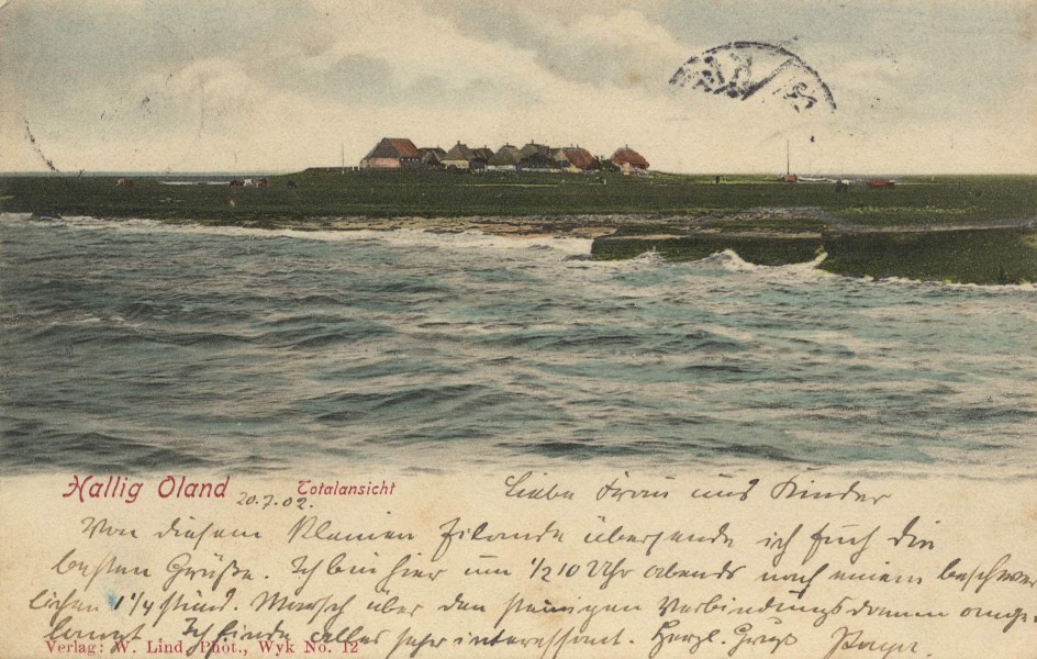 Hallig Oland Postkarte 001