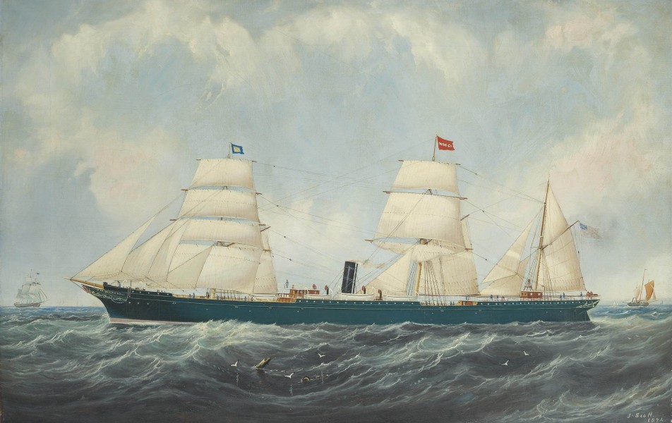 John Scott - Watts, Milburn & Co.'s steamship St. Osyth on her maiden voyage