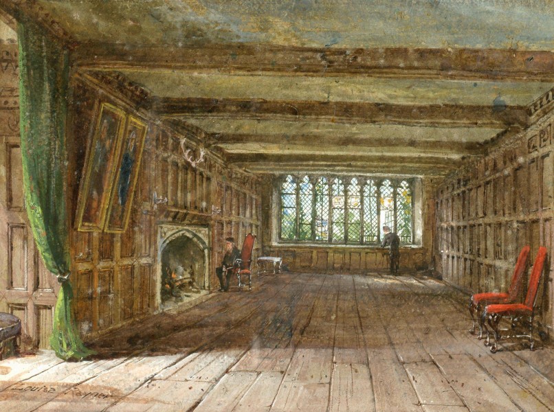 Louise Rayner Interior at Haddon Hall